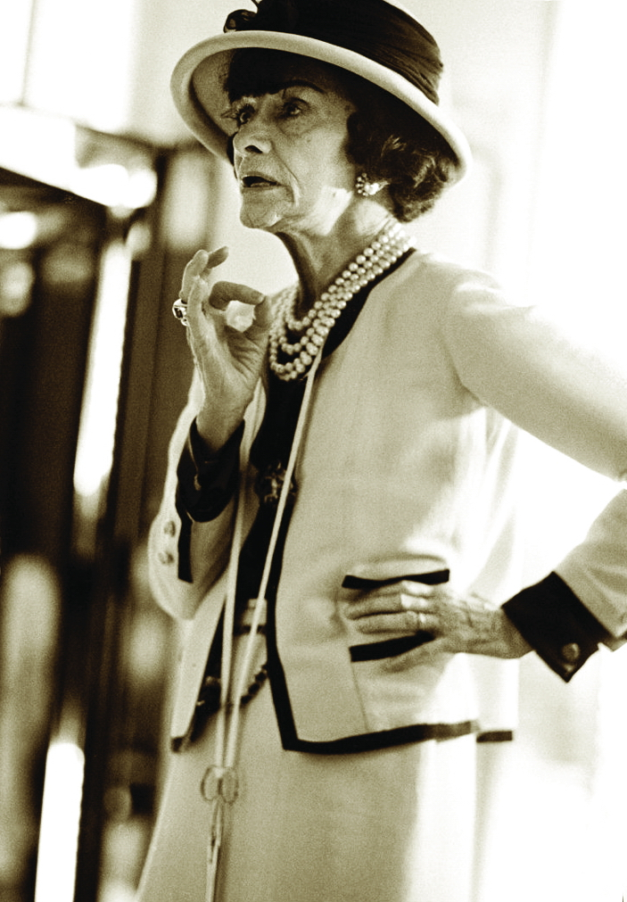 Image of Coco Chanel in old age