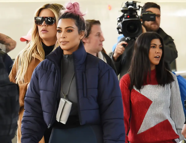 Kim Kardashian, Kourtney Kardashian, and Khloé Kardashian on March 2, 2018 in Tokyo, Japan. Jun Sato/GC Images