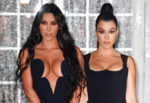 Kim Kardashian and Kourtney Kardashian. James Devaney/Getty Images