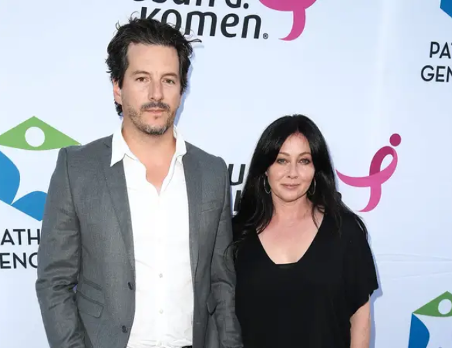 Shannen Doherty and Kurt Iswarienko Imeh Akpanudosen/Getty Images